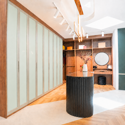 Custom Aluminium Doors Frosted Glass